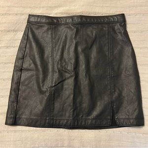Abercrombie Leather Skirt